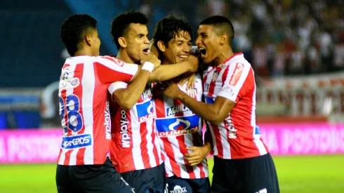 El día que Fernández vistió la camiseta del Junior de Barranquilla.