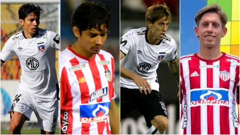 Los jugadores que vistieron la camiseta de Colo Colo y Junior.