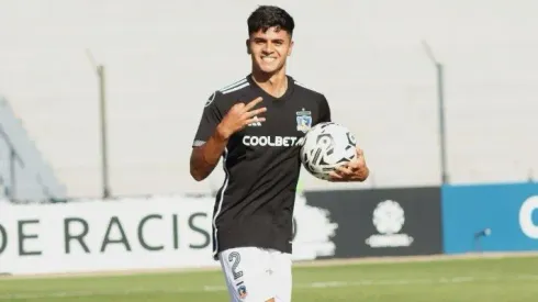 Matías Pinto jugando con Colo Colo proyección
