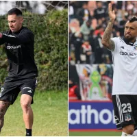 Arturo Vidal alaba las cualidades de Javier Correa en sus primeros días en Colo Colo