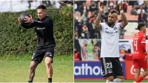 Arturo Vidal alaba a Javier Correa en sus primeros entrenamientos con Colo Colo.