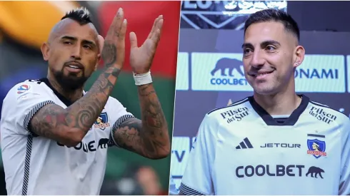 Arturo Vidal y Javier Correa