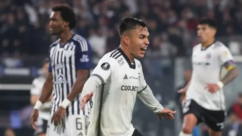 La felicidad de Jaime Pizarro por el gol de Vicente con Colo Colo en Copa Libertadores.