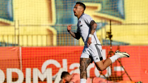 Javier Correa viene de anotar su primer gol en Colo Colo en la victoria por 1-0 ante Everton por la fecha 21 del Campeonato Nacional 2024.