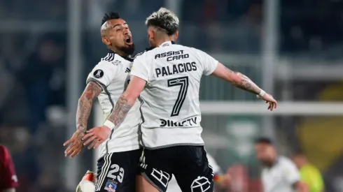 Carlos Palacios anota y empareja el Colo Colo vs River Plate por Copa Libertadores.