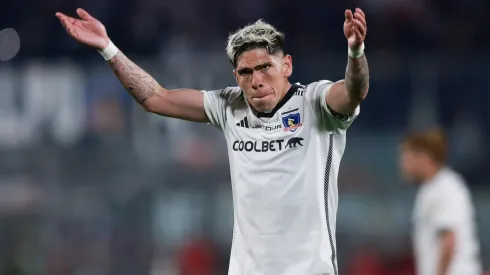 Carlos Palacios viene de convertir el gol de Colo Colo en el empate 1-1 ante River en la ida de los cuartos de final de la Copa Libertadores.