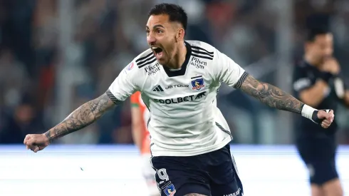 Javier Correa viene de convertir en la victoria por 2-0 de Colo Colo ante Cobresal.