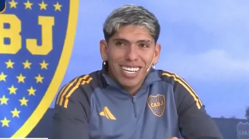 Carlos Palacios es pura emoción en su presentación en Boca Juniors.