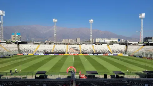 Colo Colo revela imágenes de la cancha del Monumental para la Copa Chile.