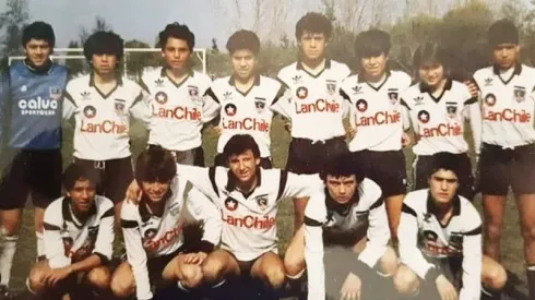 Daniel Guerrero, abajo a la derecha, jugó en Colo Colo.