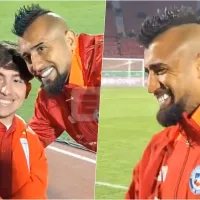 La viralizada reacción de Arturo Vidal ante sorpresiva petición de hincha de UC