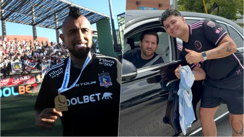 Camiseta de Colo Colo regala a Messi tiene valor emociona relacionada a Vidal.