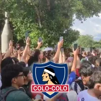 Se desbordó el público colombiano: locura en la llegada de Colo Colo al entrenamiento