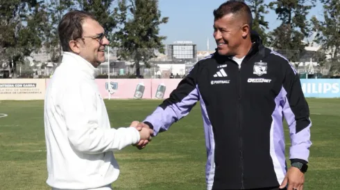 Jorge Almirón y Aníbal Mosa se abuenaron en Colo Colo.