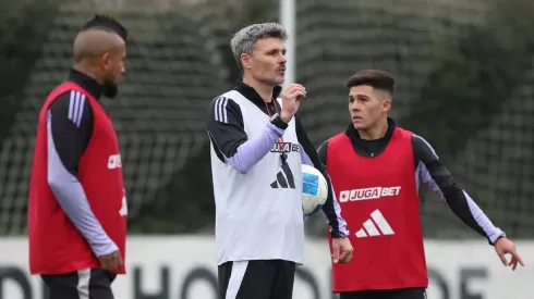 Fernando Ortiz sigue sumando entrenamientos con Colo Colo.