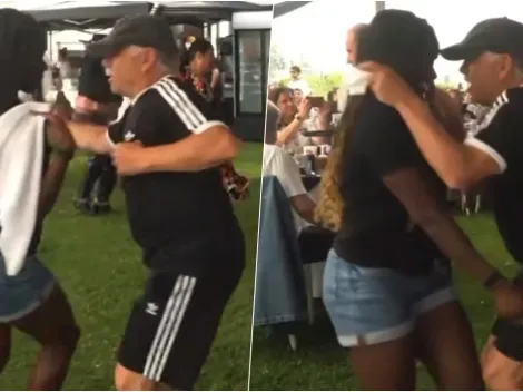 Con gran mensaje: Caszely se luce bailando cueca con Mary Valencia