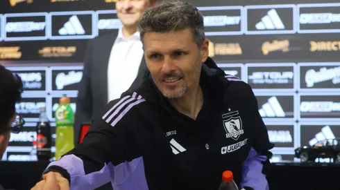 La inusual salida de Fernando Ortiz del Estadio Monumental.