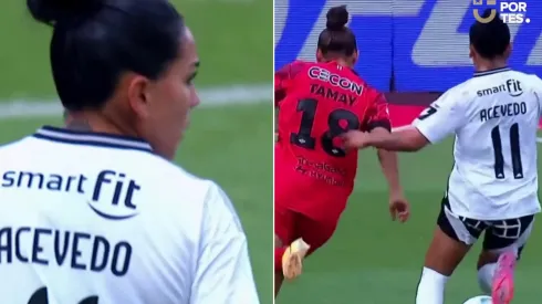 Michelle Acevedo protagonizó una jugada que, con el paso de las horas, se volvió viral tras la victoria ante Libertad.