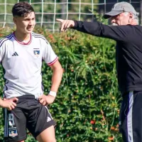 Sorpresa: Nieto de Carlos Caszely aparece en el entrenamiento del primer equipo de Colo Colo