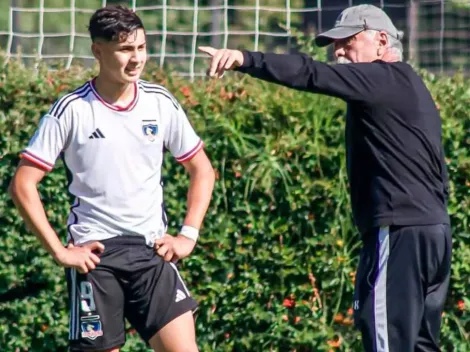 Sorpresa: Nieto de Carlos Caszely aparece en entrenamiento de Colo Colo