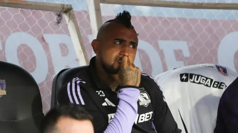 Arturo Vidal fue suplente en el triunfo de Colo Colo.