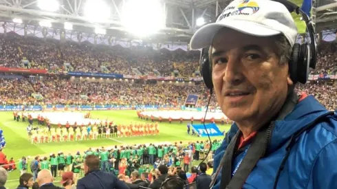 Pinto se encuentra en Rusia como analista para una cadena radial colombiana