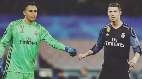 El portero costarricense despidió al astro portugués en su partida a Juventus