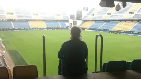 La última imagen que dejó el "Mágico" González en el estadio Ramón de Carranza
