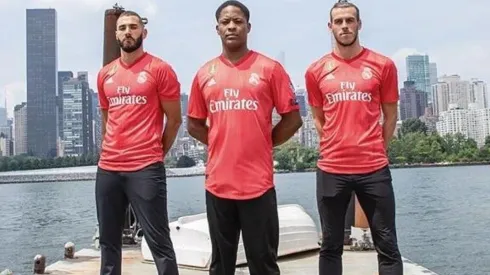 El inglés fue presentado junto a Karim Benzema y Garteh Bale en Estados Unidos