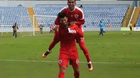 Pineda anotó en Madeira su primer tanto en la máxima categoría lusitana