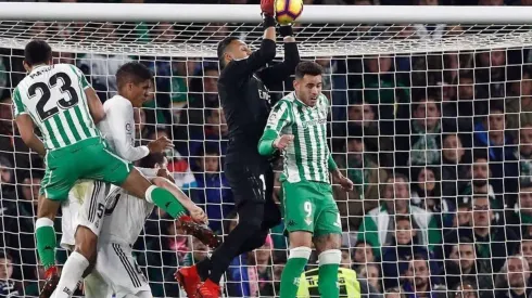 El guardameta tico viene de reencontrarse con La Liga en la victoria en casa del Betis
