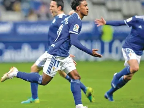 Yoel Barcenas, jugador del mes en el Real Oviedo