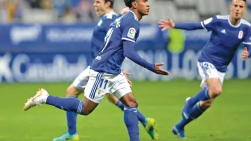 Yoel Barcenas, jugador del mes en el Real Oviedo