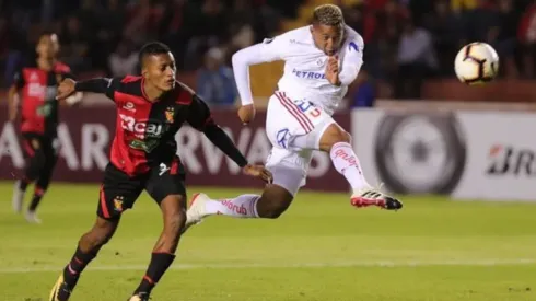 Gabriel Torres casi debuta con gol en la Copa Libertadores