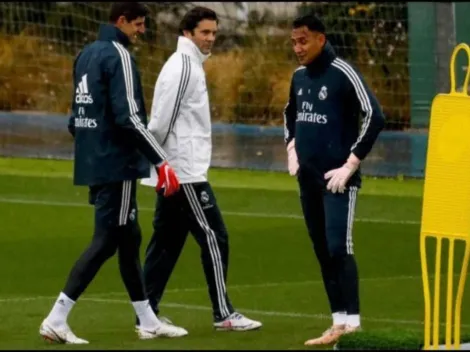 Los números de Keylor Navas con Santiago Solari