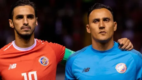 Keylor Navas y Bryan Ruiz