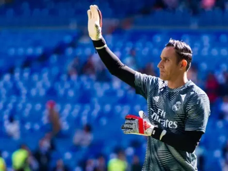 Keylor volvió al campo de juego tras la derrota y su despedida del Madrid