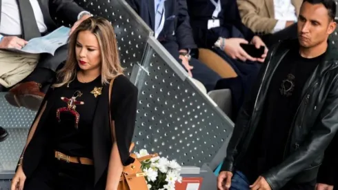 Keylor Navas y esposa