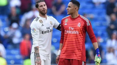Sergio Ramos y Keylor Navas