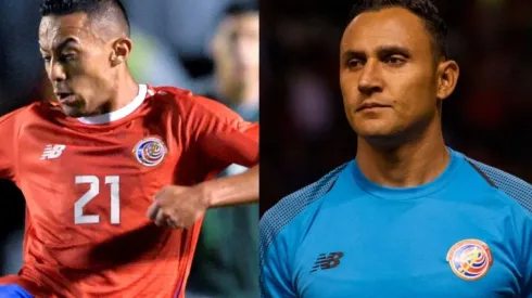 Jimmy Marín y Keylor Navas