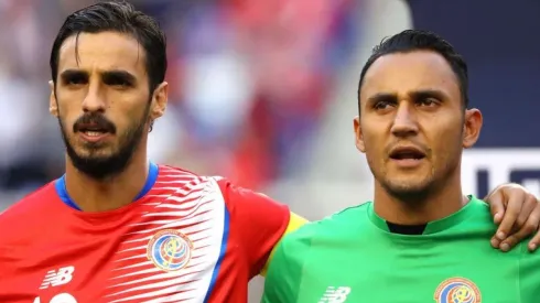 Bryan Ruiz y Keylor Navas