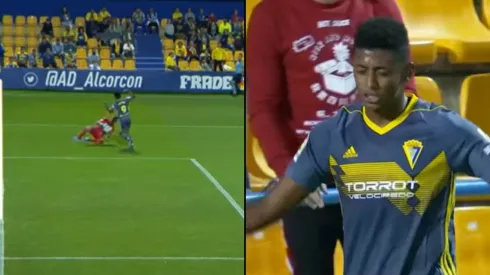 Anthony Lozano salió expulsado y Cádiz perdió el liderato