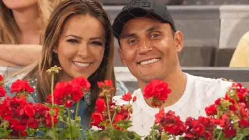 Andrea Salas y Keylor Navas