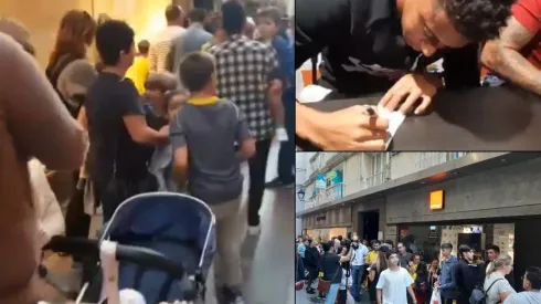 Locura en Cádiz por un autógrafo del "Choco" Lozano