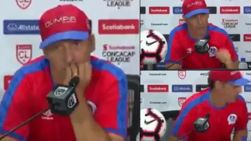 Pedro Troglio abandonó conferencia de prensa molesto, tras una pregunta de periodista tico