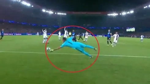 Atajada de Keylor Navas