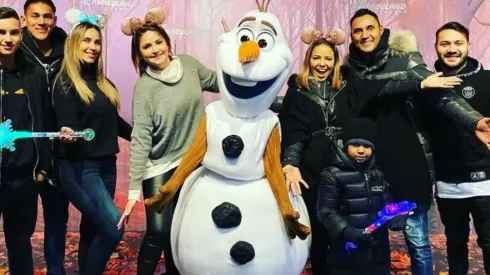 Keylor Navas, Óscar Duarte y sus familias