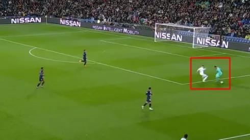 Keylor Navas exhibió que también puede jugar con los pies