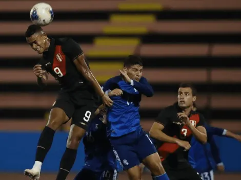 La Selección Sub 23 de El Salvador cayó ante Perú