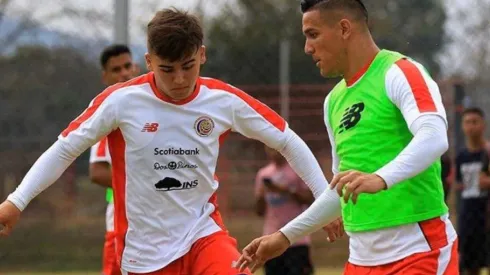 Manfred Ugalde debutó con la Selección de Costa Rica en la noche de este sábado.